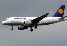 avião Lufthansa