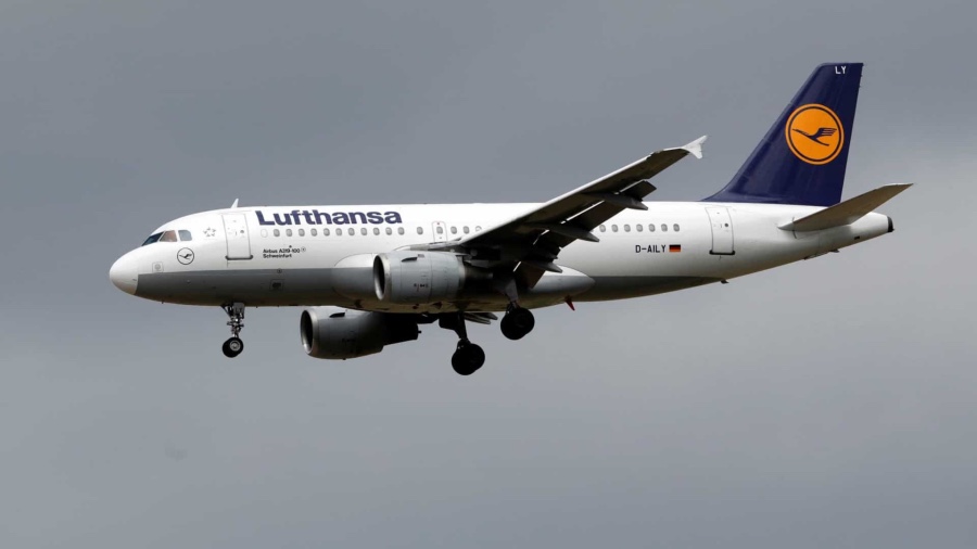 avião Lufthansa
