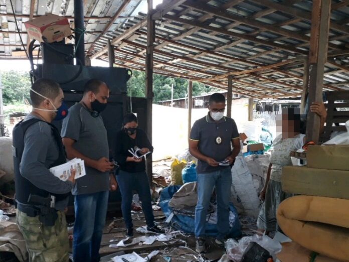 Policiais Civis de Roraima | PCRR - EMPRESAS DE RECICLAGEM | Foto: Polícia Civil