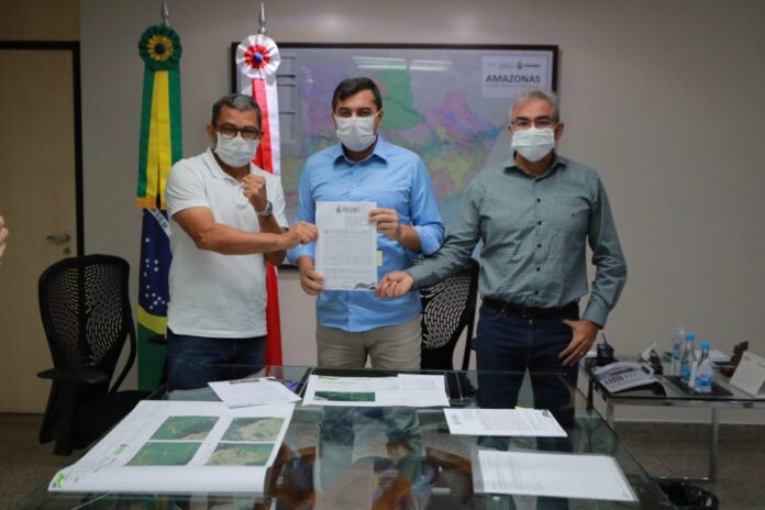 Governador do Amazonas Wilson Lima e Deputado Estadual Augusto Ferraz | Foto: Diego Peres