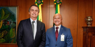 Coronel Menezes e Presidente Bolsonaro | Foto: Internet