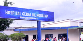 Hospital em Roraima. Imagem: Ascom/Sesau