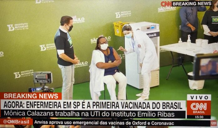 vacinação Covid-19 | Foto: reprodução CNN Brasil