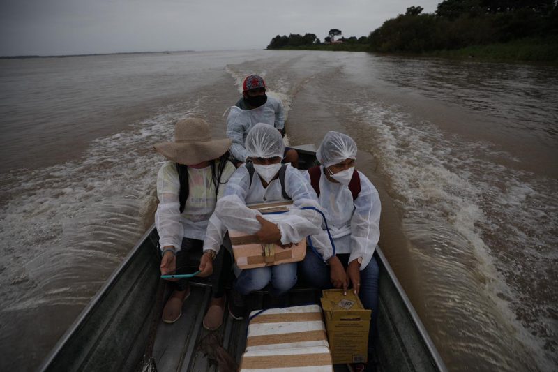 Vacinação contra o Covid-19 nos Municípios do interior do Amazonas | Foto: Lucas Silva