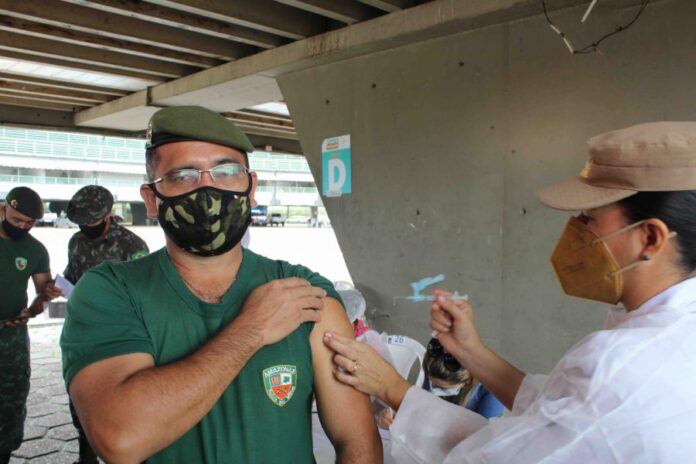 Vacinação Covid-19 Segurança Pública Amazonas | Foto: Divulgação/SSP