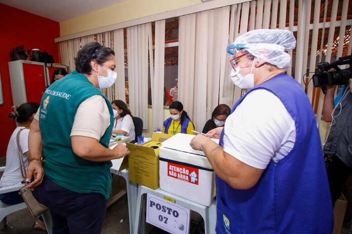 Vacinação Manaus | foto: João Viana