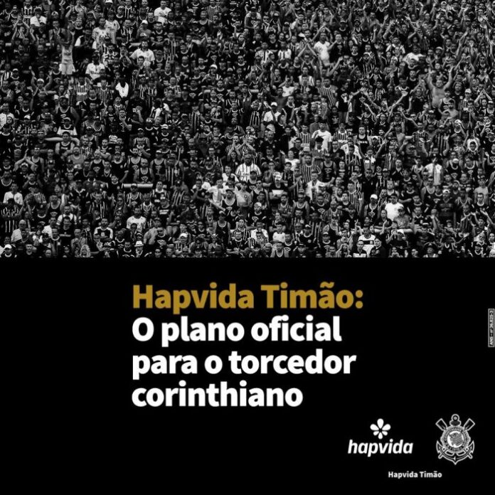 Hapvida e Corinthians | Foto: divulgação