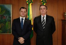 ministro da Justiça, Anderson Torres e Presidente Jair Bolsonaro | Foto: Carolina Antunes/PR