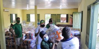 Governo do Amazonas Governo Federal cestas básicas Novo Airão