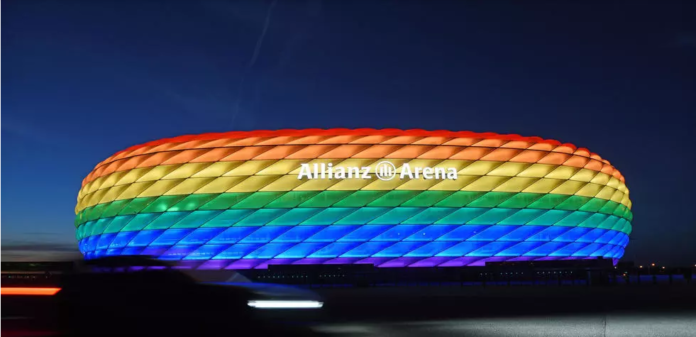 UEFA Estádio em Munique LGBT