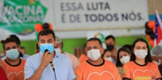 Governador Wilson Lima FVS-AM Amazonas Vacinação Covid-19