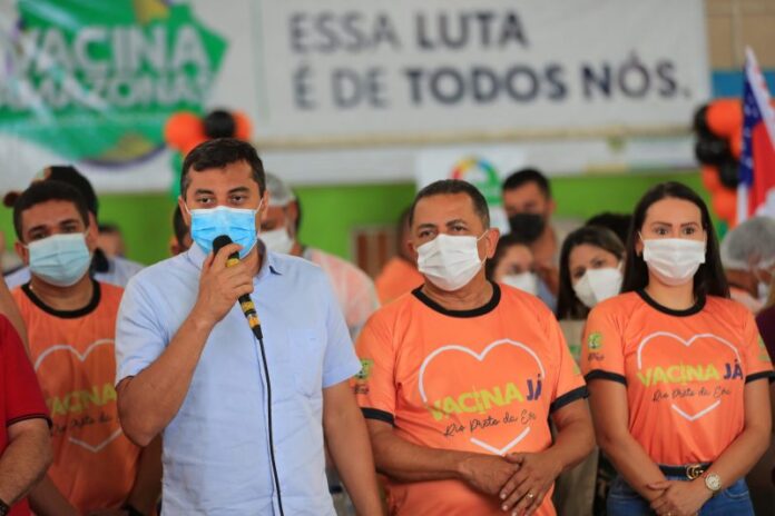 Governador Wilson Lima FVS-AM Amazonas Vacinação Covid-19