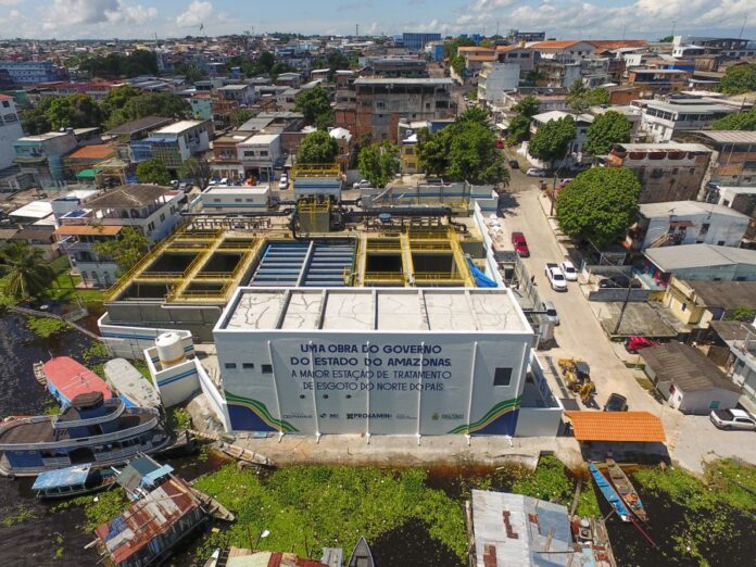 Governo do Amazonas Prefeitura de Manaus Estação de Tratamento de Esgoto Amazonas