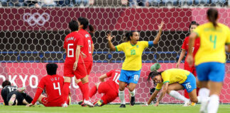 Olimpíadas Brasil China Futebol Feminino