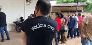 Servidores da Polícia Civil recebem segunda dose da vacina contra covid-19. Imagem Secom