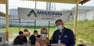 Amazonas Energia Atendimento itinerante Cestas básicas Bairro Cidade Nova