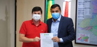 Wilson Lima Prefeitura de Urucará Creche Enrico Falabella Governo do Amazonas