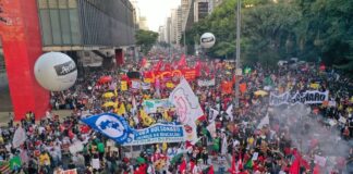 Manifestações contra governo Jair Bolsonaro Brasil