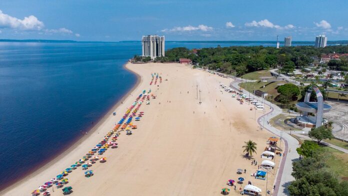 Praia da Ponta Negra Prefeitura de Manaus Covid-19