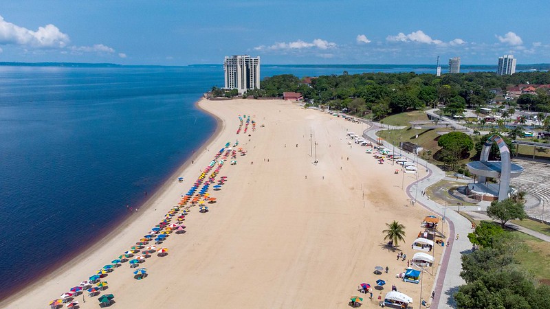 Praia da Ponta Negra Prefeitura de Manaus Covid-19