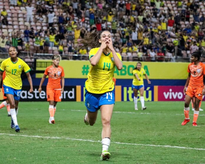 Brasil Índia Torneio Internacional de Futebol Feminino Arena da Amazônia