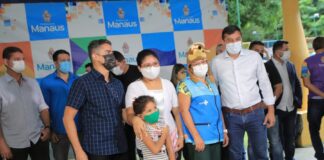 Governo do Amazonas Prefeitura de Manaus Wilson Lima David Almeida Vacinação de crianças Covid-19