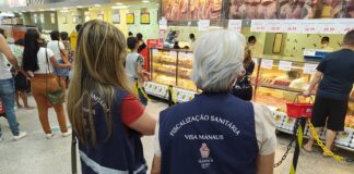 Visa Manaus fiscalização supermercado