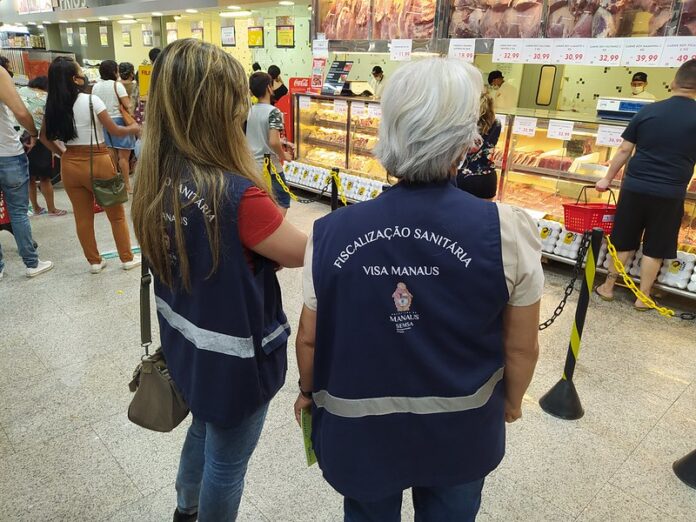 Visa Manaus fiscalização supermercado