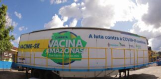 Manacapuru Carreta Vacina Amazonas SES-AM FVS-RCP Covid-19