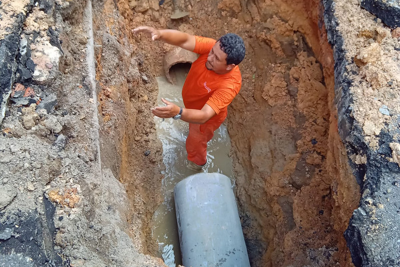 Seminf Recupera Rede De Drenagem Profunda No Bairro Adrianópolis